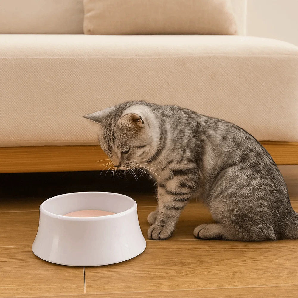 

Large Capacity Floating Dog Water Bowl Spill Proof Non-Wetting Mouth Dog Drinking Bowl Anti-Over Plastic Cat Water Fountain