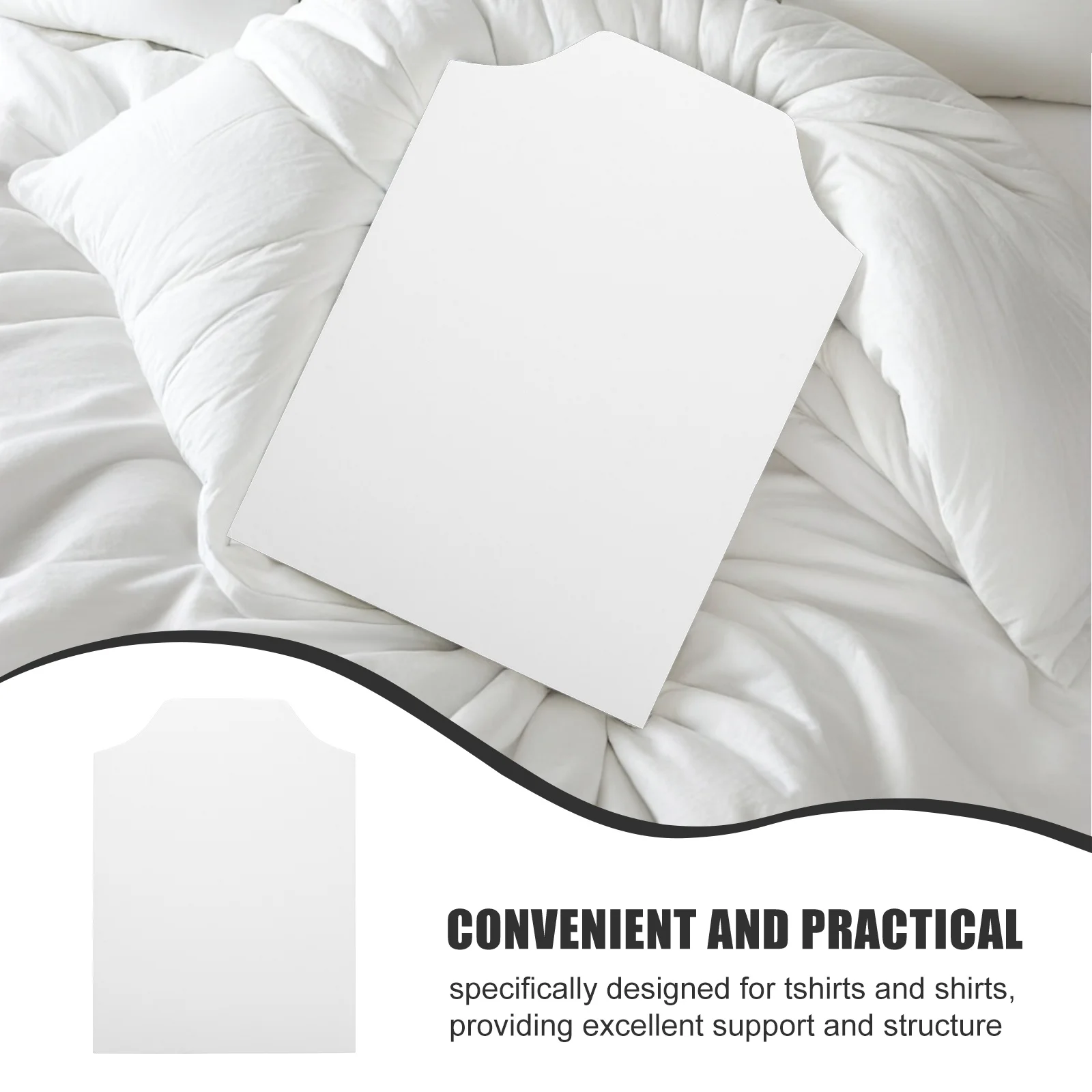 100 قطعة قميص من الورق المقوى الأبيض شكل 22x30 سنتيمتر الثقيلة للطي شكل للقمصان تي شيرت تخزين الملابس التعبئة والتغليف
