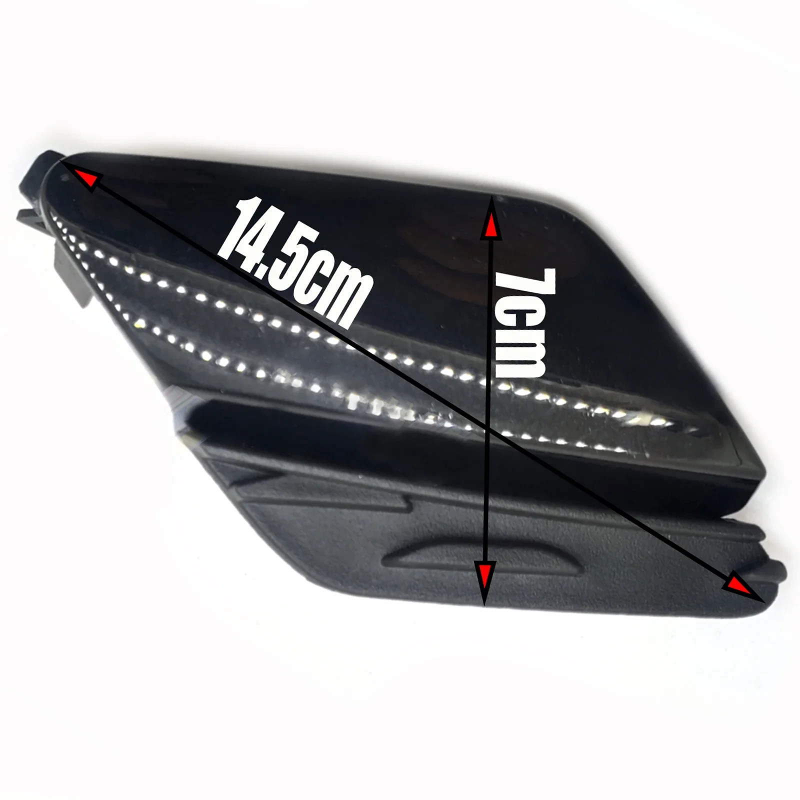 2in1 Fit 19-21 Mercedes-Benz GLC AMG X253/C253 COUPE 200 220 220d 250 250d 300 350 350d 43 63 FRONT TOW COVER A2538856604