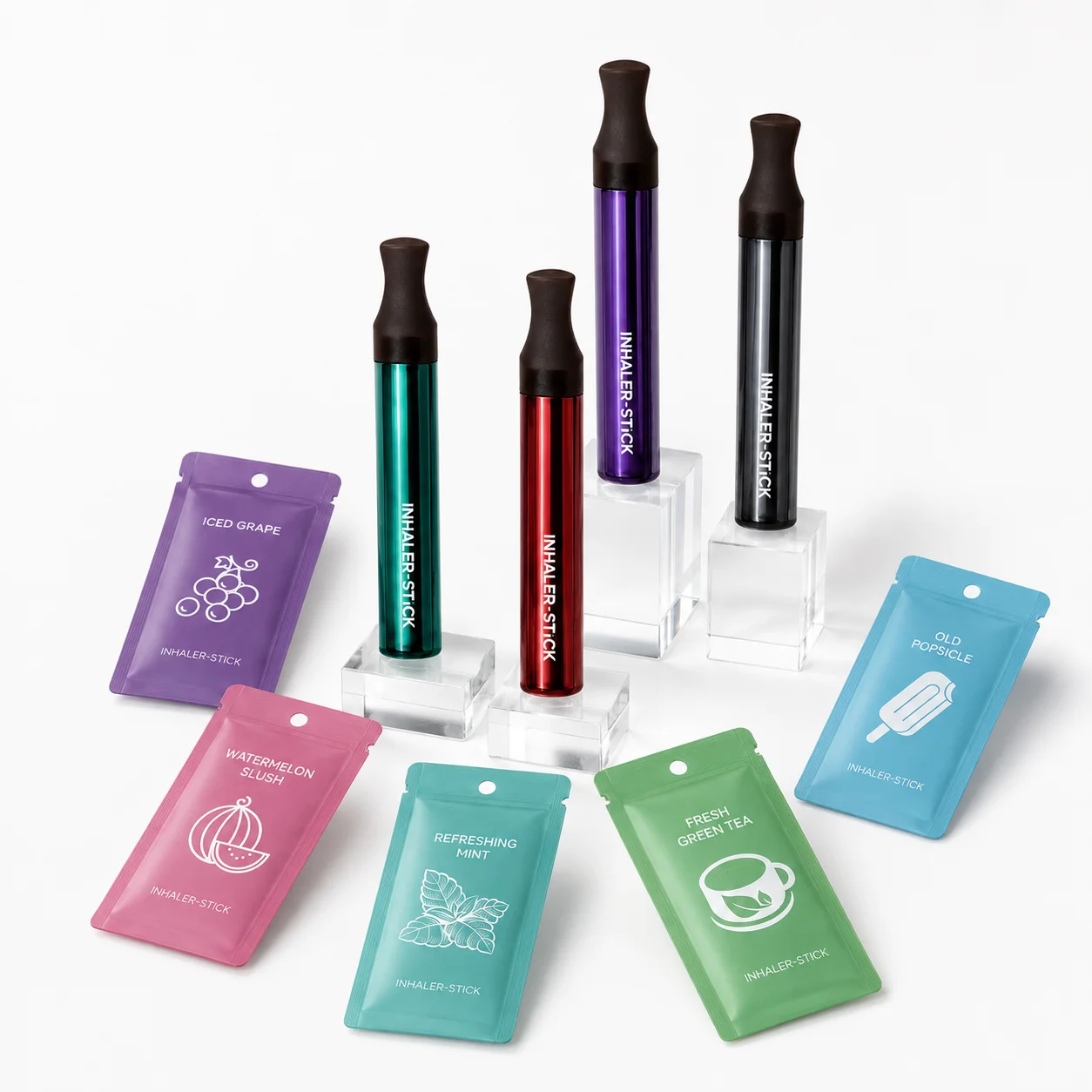 Herbal Aroma Relief Stick Portable Natural Fragrance Inhaler Plant‑Based Essence for Office Travel Outdoor Use Help Lung Clean