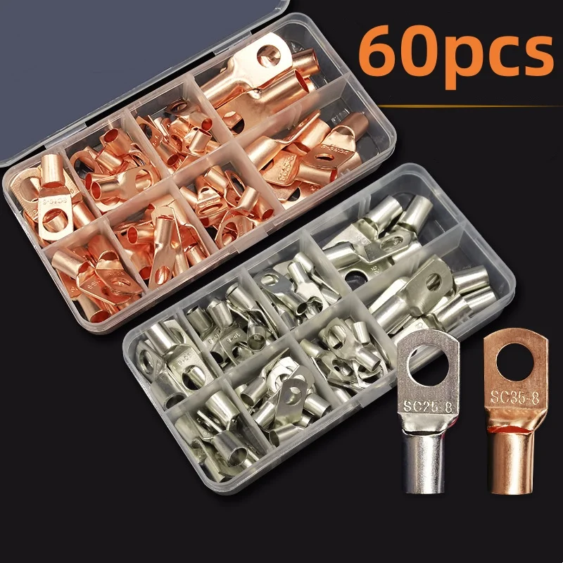 60Pcs Wire Lug Conn…