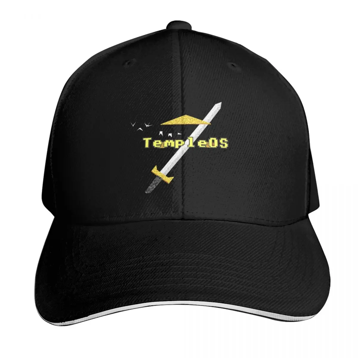 Terry Davis TempleOS Baseball Cap Adjustable Buckle Closure Moisture Wicking Quick Dry Curved Brim Classic Fit