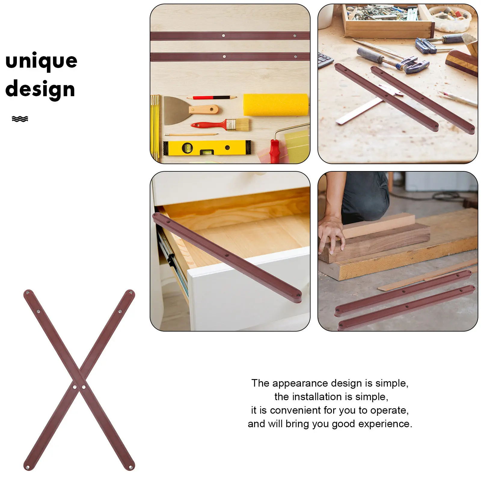 2Pcs Cabinet Drawer Slides Heavy Duty Smooth Quiet Furniture Guide Rails for Kitchen Wardrobe Dresser Drawer Slides Bottom Mount