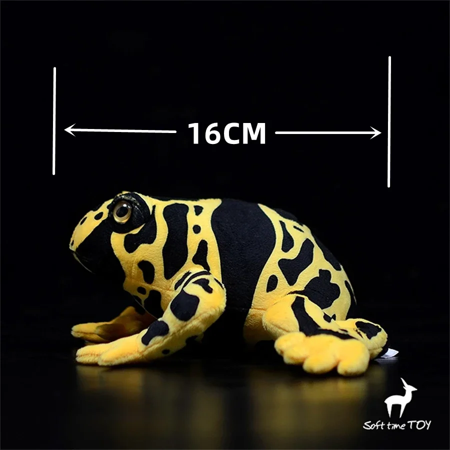 Poison Dart Frog Plush Toy High Fidelity Poison Arrow Frog Plushie Poison Frogs Peluche Lifelike Stuffed Animals Simulation Doll