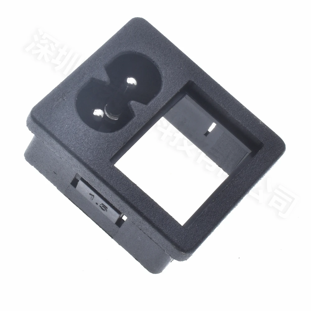 5pcs AC 2.5A250V IEC 320 C8 Power Cord Inlet Socket receptacle With ON-OFF Can be installed Rocker Switch for Computer Amplifier