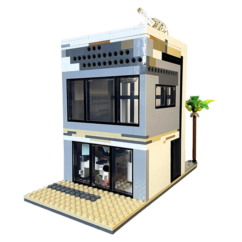 567 قطعة MOC متجر أبل وحدات بناء بديل نموذج بناء هدايا عيد الميلاد كتل لعبة العمارة لتقوم بها بنفسك الطوب عيد ميلاد الاطفال #2