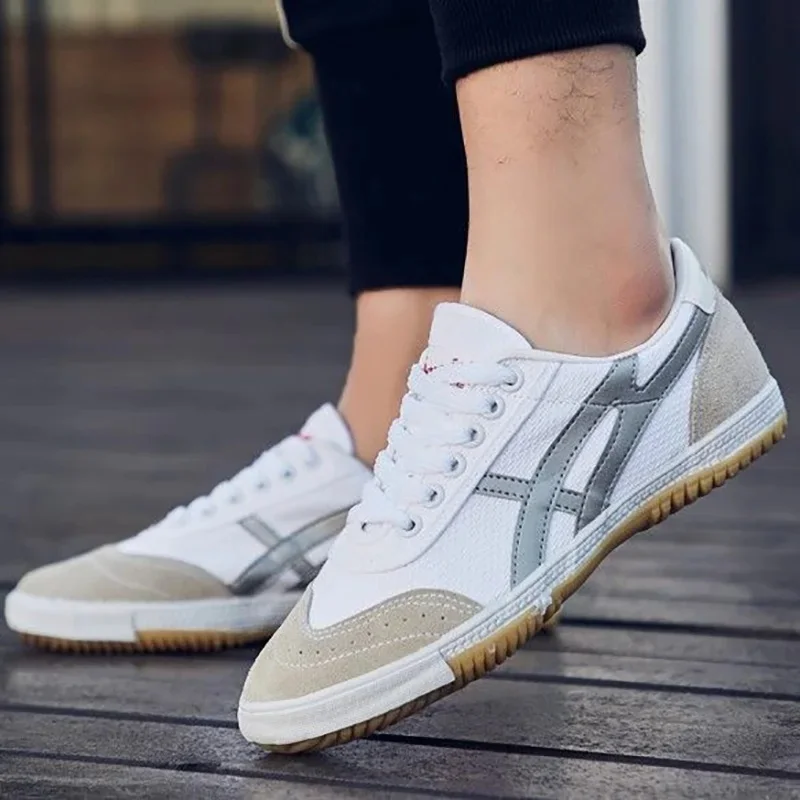 SETA EU35-45 Quality Canvas Classic Retro Sport Table Tennis Shoes Fitness KungFu TaiChi Training Shoes Big Size Man Woman