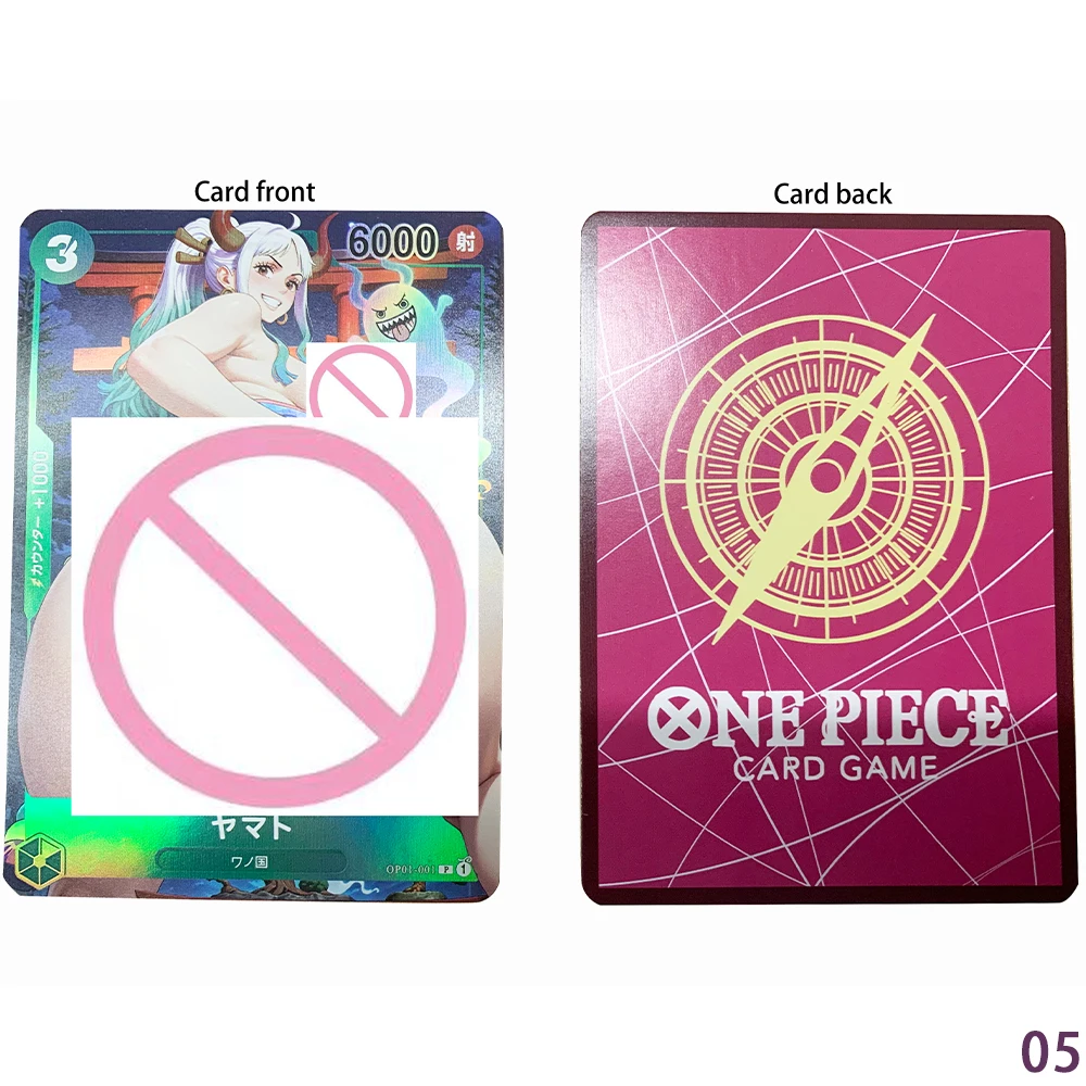 Anime OPCG Nude Collection Card Nami Yamato Shirahoshi Sexy Fully Naked Girl Card Big Breasted Cards Refractive Color Flash Gift