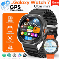 For Samsung Galaxy Watch Ultra mini Smart Watch Men 32GB Memory Bluetooth Call IP68 Waterproof Outdoor Sport Watch New Upgraded