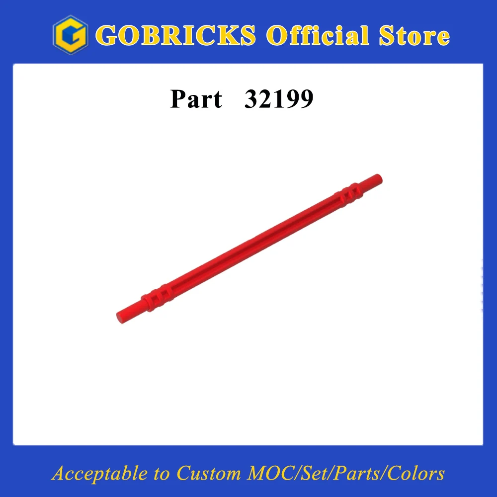 Gobricks 1PC 32199 Axle Hose Bricks Soft 11L Compatible MOC Building Block DIY Creative Model Toy Basic Components New Technical