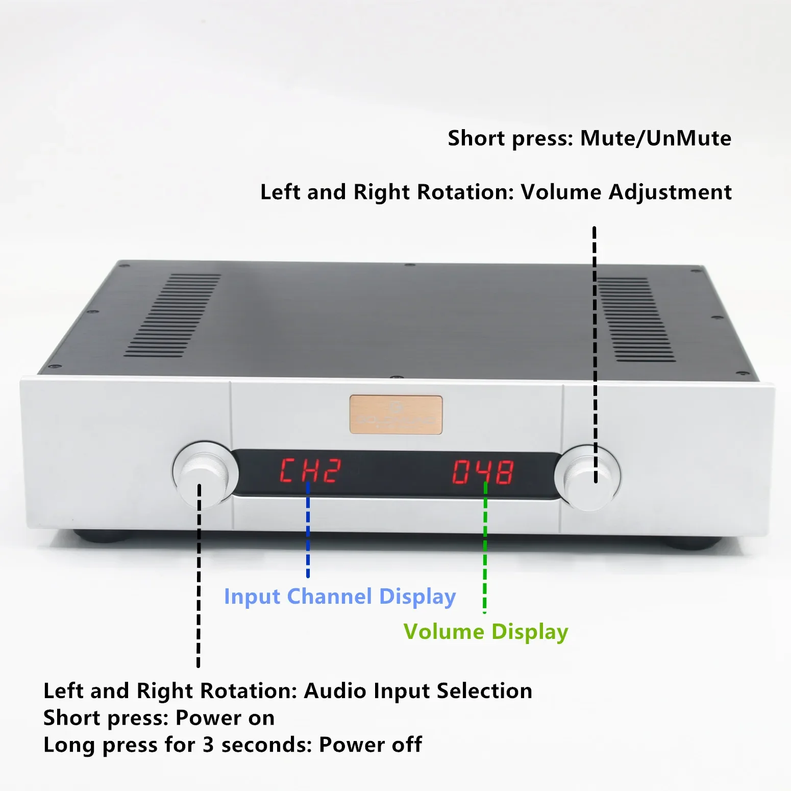 STR12A-Max Reference Cary SLP-90 Clone Circuit ECC82 Vacuum Tube Remote Control Preamplifier HiFi Audio 4 In 1 Out Pre-Amp