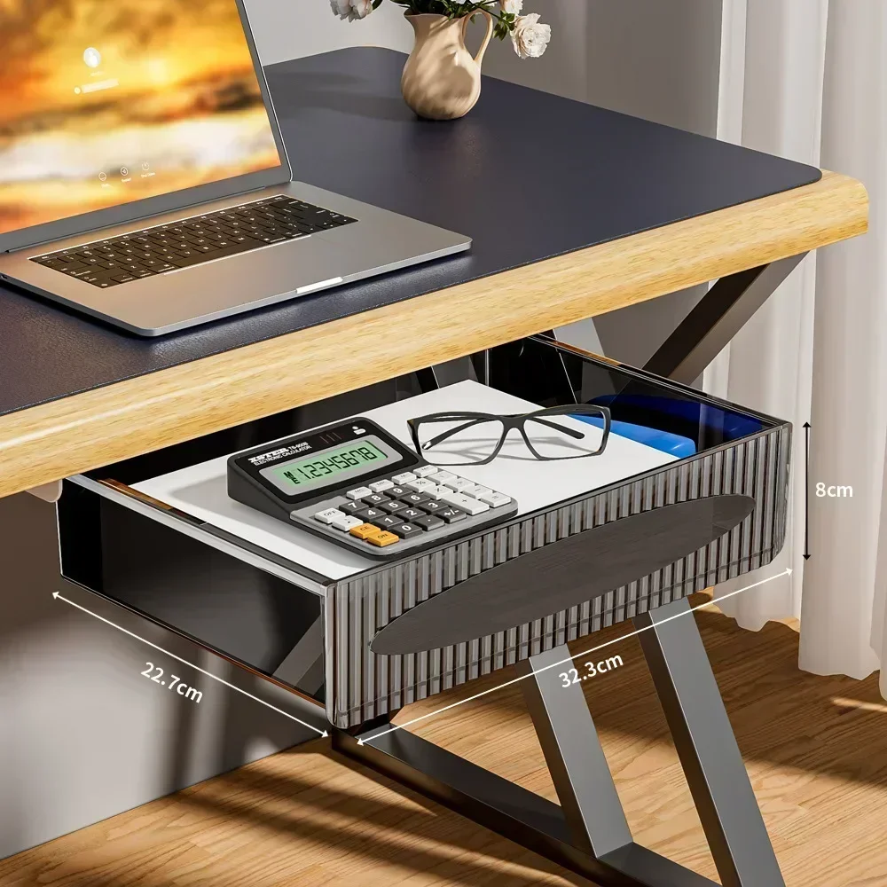 

Invisible Table Shelf Box New Pull Out Box Hanging Under Desk Drawer Large Capacity Undertable Drawer Dresser drawer Cajonera