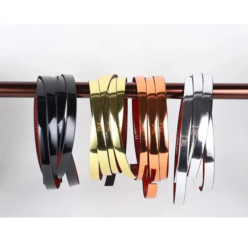 5m Self-Adhesive Ceiling Edge Strip Tape DIY Art Wall Strip PVC Gold Ribbon Tile Gap Home Wall StickerCabinet Door Decor