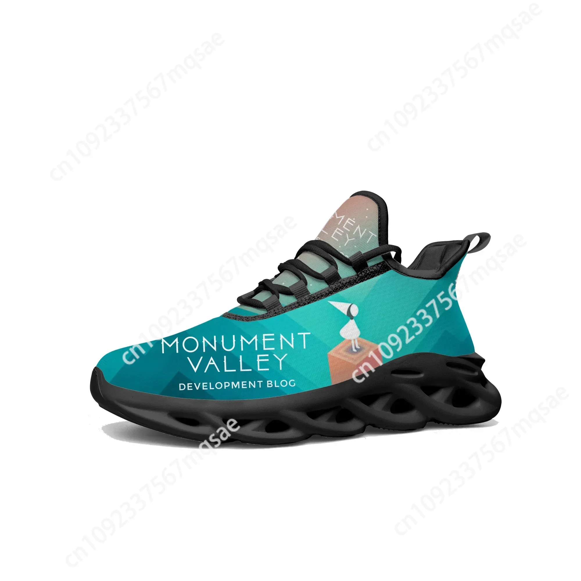 Monument Valley Fuse Sneakers Hot Cartoon Game Mens Womens Teenager Sports Running Shoes High Quality Tailor Made Lace Up Shoes