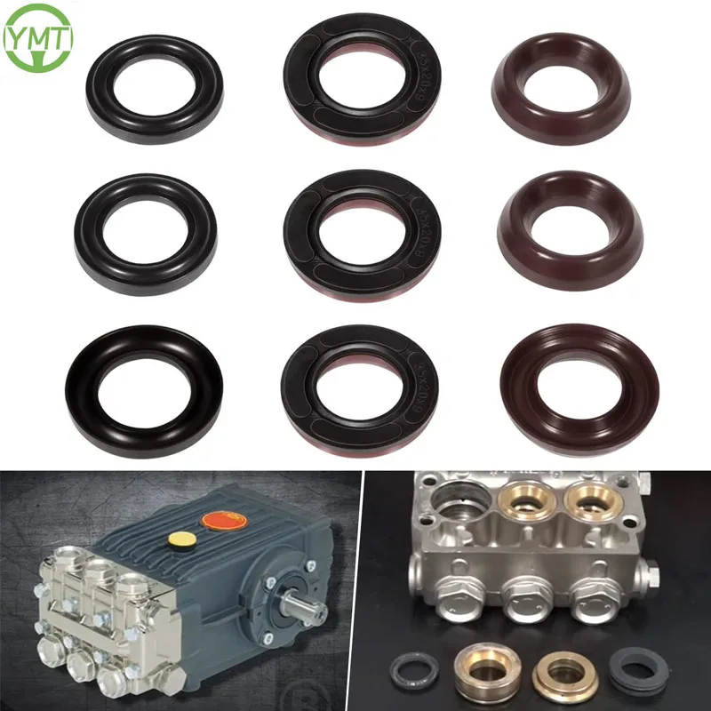 YMT Pump Replacement Kit 69 Packing Kit with Restop Ring Fits for General Pressure Washer Pump 47 Series 20mm K69, T1011  TS1011