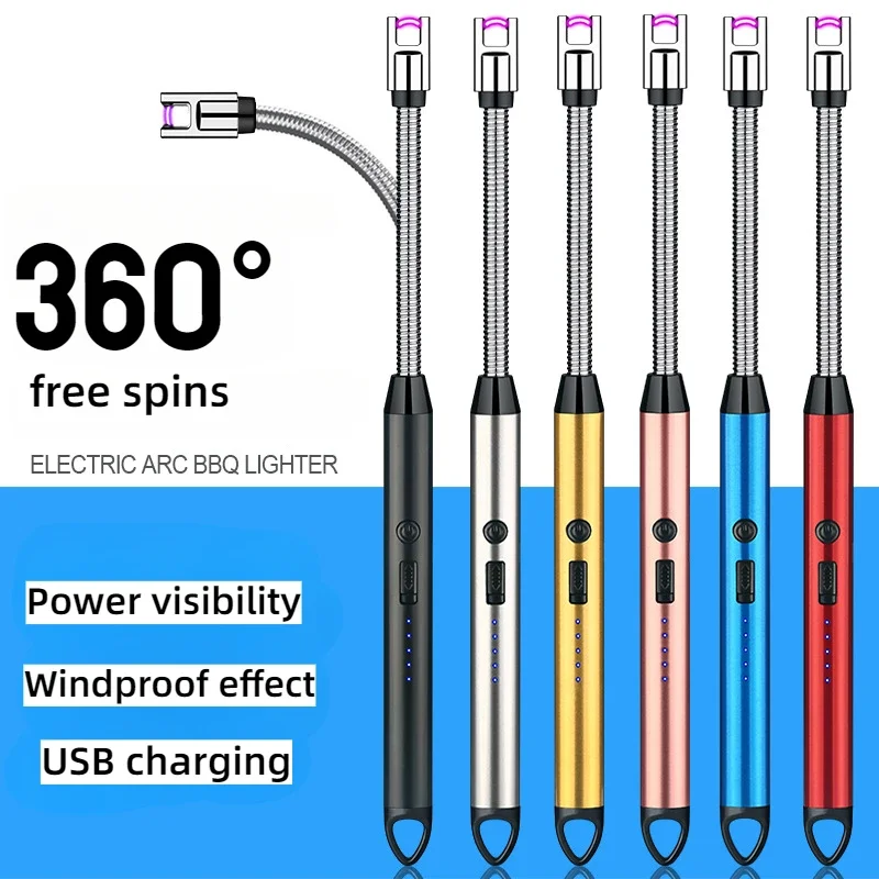 

New Extended Igniter Kitchen Gas Stove Natural Gas Ignition Gun Electronic Charging Ignition Artifact Outdoor Barbecue Lighter