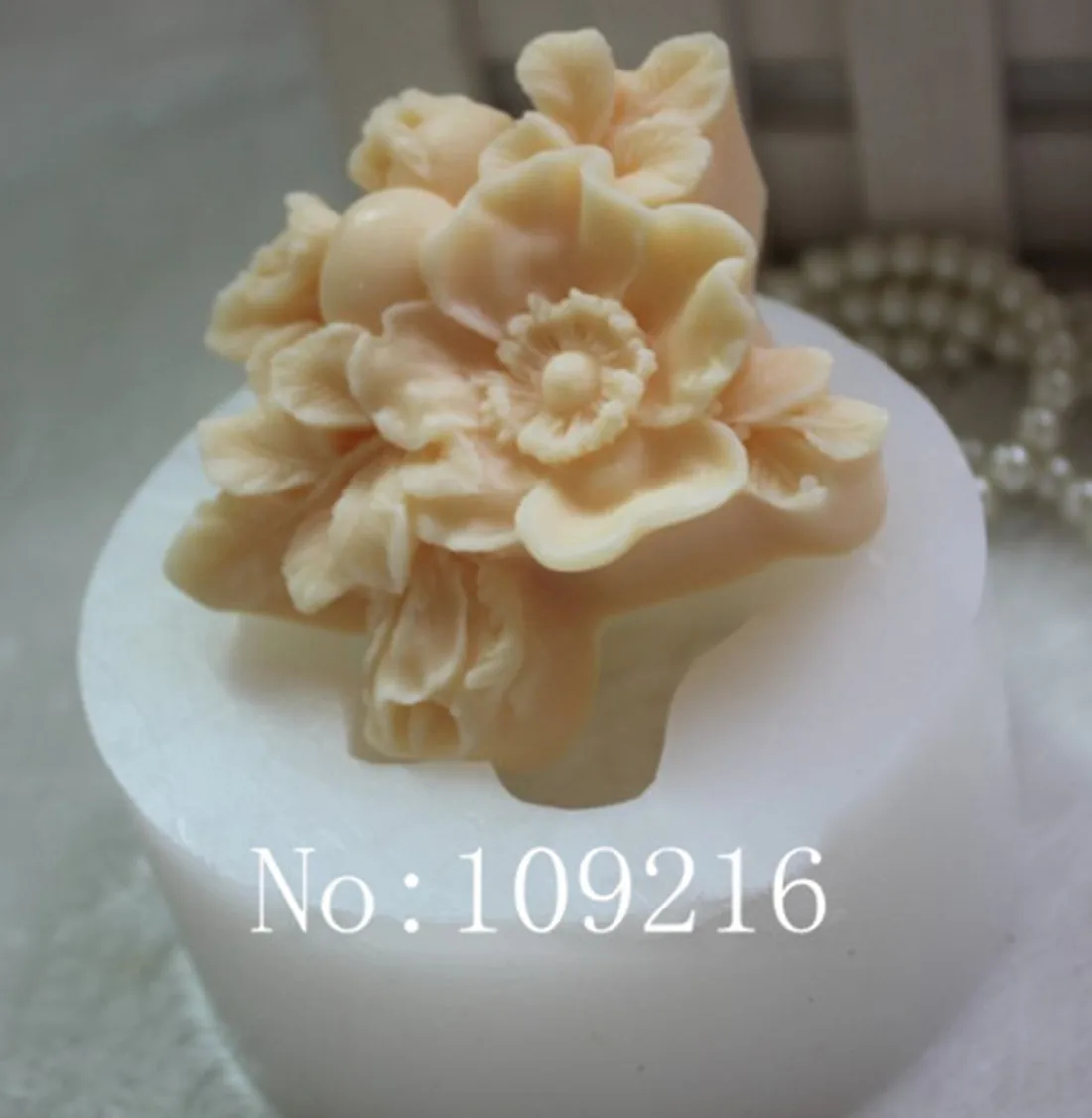 1pcs Pomegranate Flowers (zx0103) Silicone Handmade Soap Mold Crafts DIY Mould