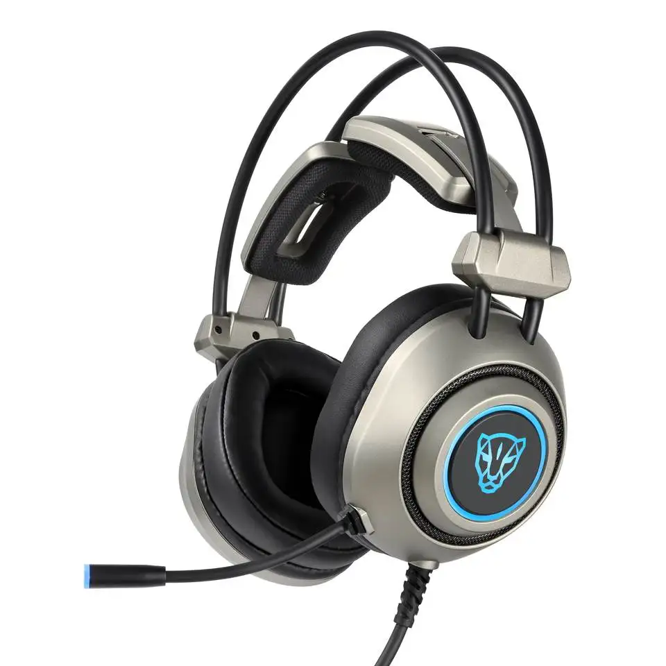 2022 H19 Gaming Headsets 7.1 Surround Sound Usb Wired Noise Cancelling Headphones with Microphone