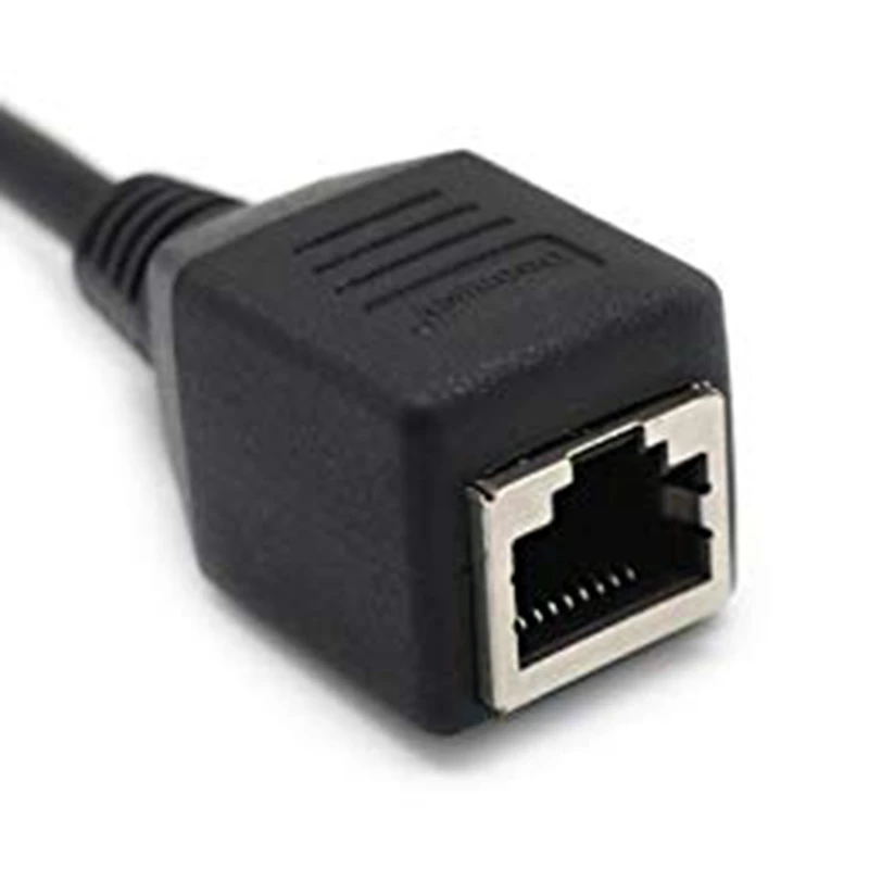 VGA zu RJ45 Adapter Netzwerkkabel zu VGA Netzwerkkabelanschluss Monitor zu Netzwerkkabelanschluss VGA Extender
