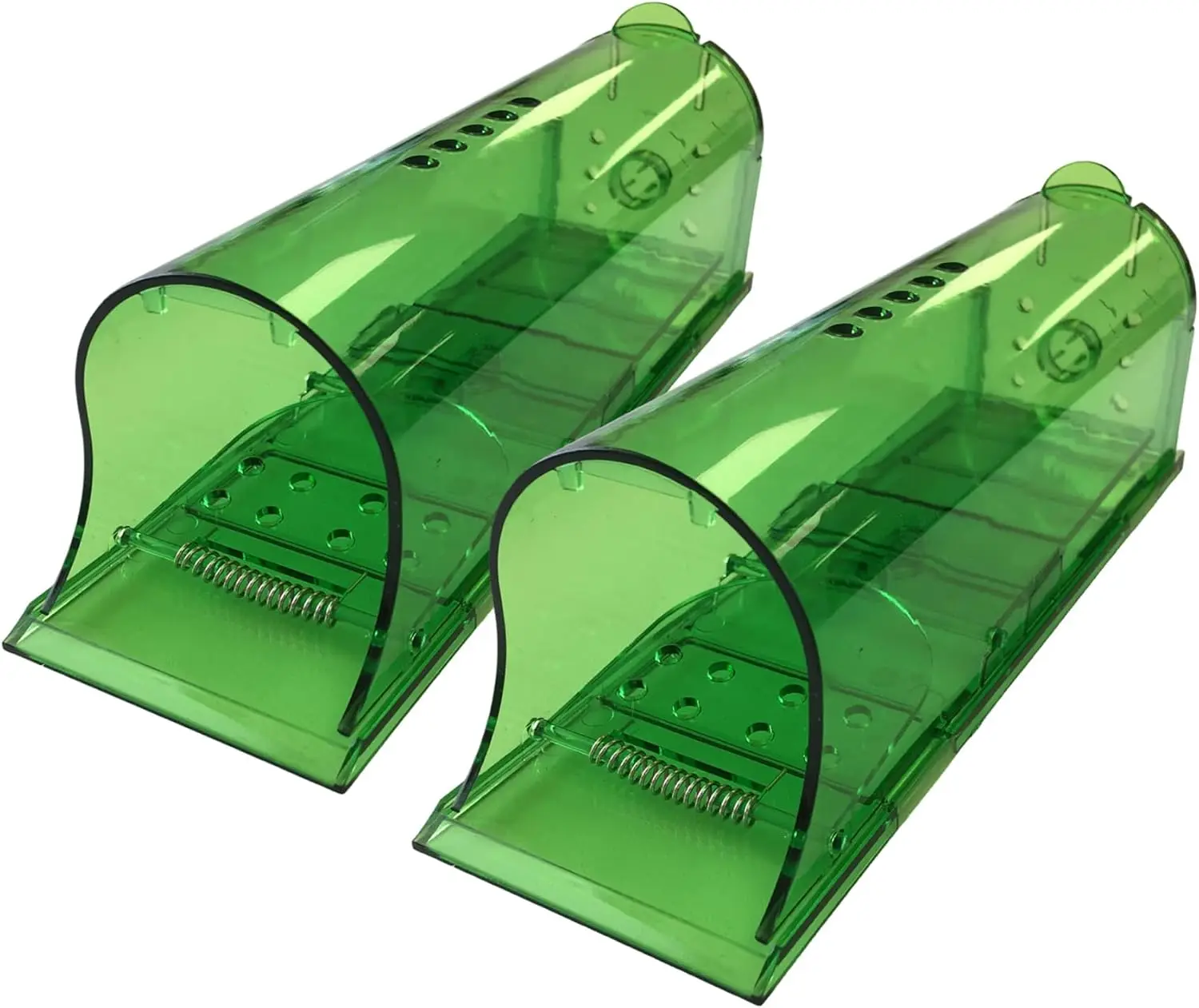 

Humane Rat Trap 2 Pack – Live Catch Mouse Trap, Reusable, Safe for Kids & Pets, Indoor/Outdoor