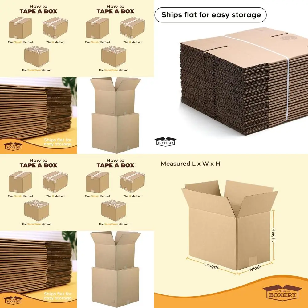 

25 коробок из гофрированного картона коричневого цвета 18x14x14 дюймов для доставки, упаковки и хранения — прочные, экологичные, пригодные для вторичной переработки, производство [страна/производитель — если известно, иначе убрать]