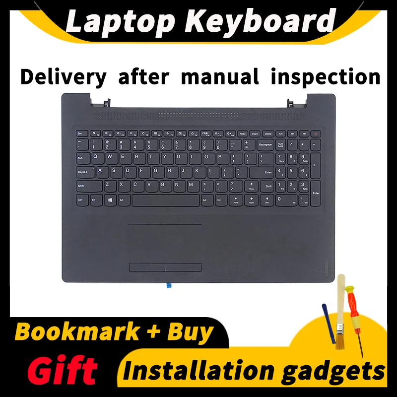 

For Lenovo ideapad 110-15ACL 110-15IBR 15AST SN20K92969 notebook keyboard keyboard + C shell complete set (solder-free)