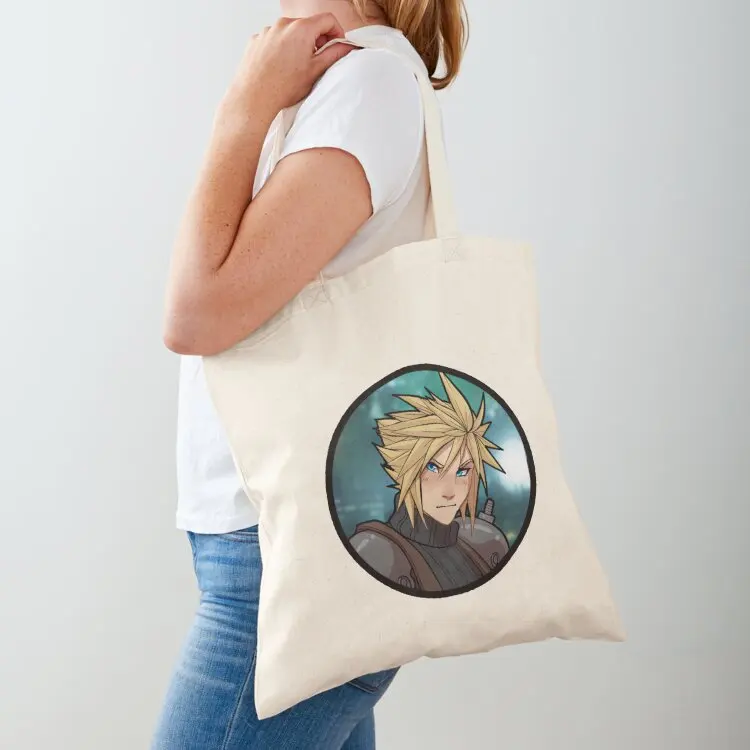 

Cloud Strife Tote Bag tote custom Customizable Beach canvas
