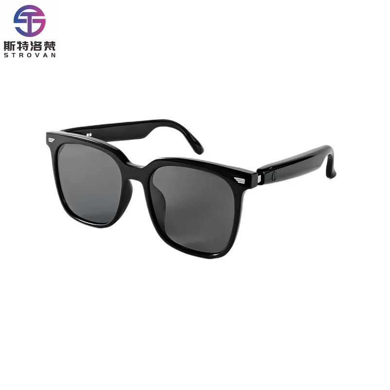 

GS01Smart Bluetooth Glasses Listening Music, Making Calls Navigation UV Protection Polarized Lenses Magnetic Charging Sunglasses