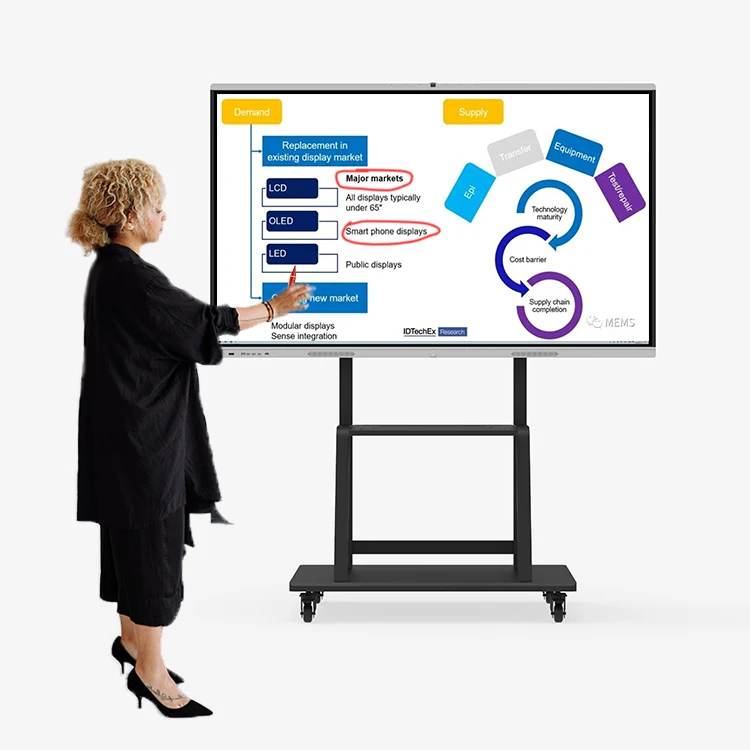 110 Inch Interactive Flat Panel Multi Writing Interactive Whiteboard Smart Board