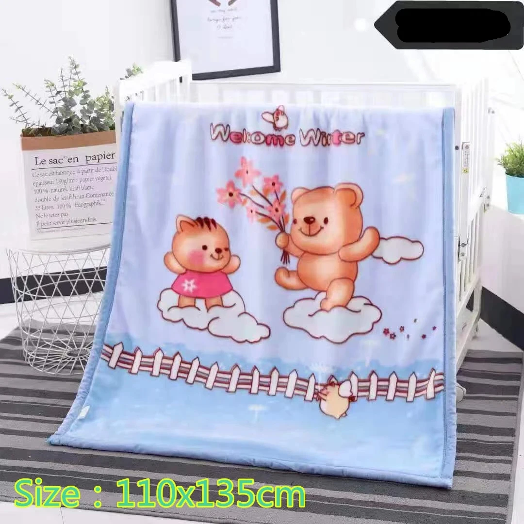 new-children's-blanket-for-newborn-baby-sleep-thicken-double-layer-baby-swaddle-comfortable-cartoon-bedding-blankets-quilts