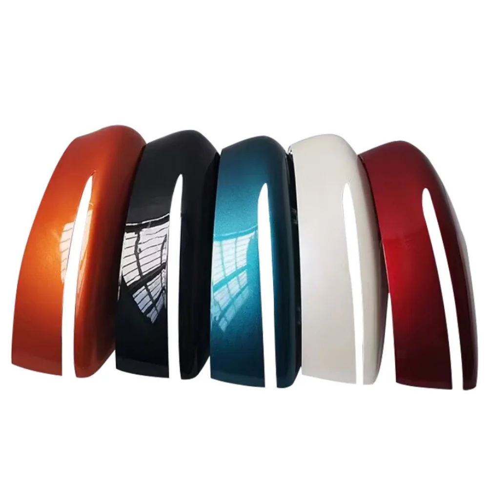 Protective Cover Tungsten Steel Gray Flame Red Door Mirror Shell For Nissan Lannia 2015-2021 Replace Car Rearview Accessories