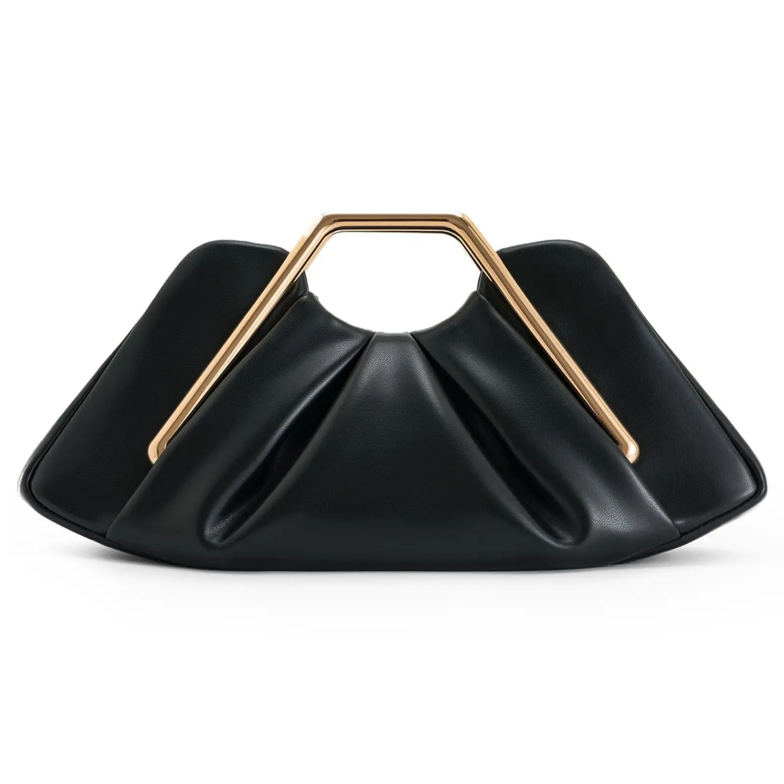 حقائب سهرة فاخرة على شكل نصف قمر للنساء حقائب يد حقيبة مصممة جديدة من جلد البولي يوريثان حقيبة كتف بنمط التمساح وحفلات الزفاف #3