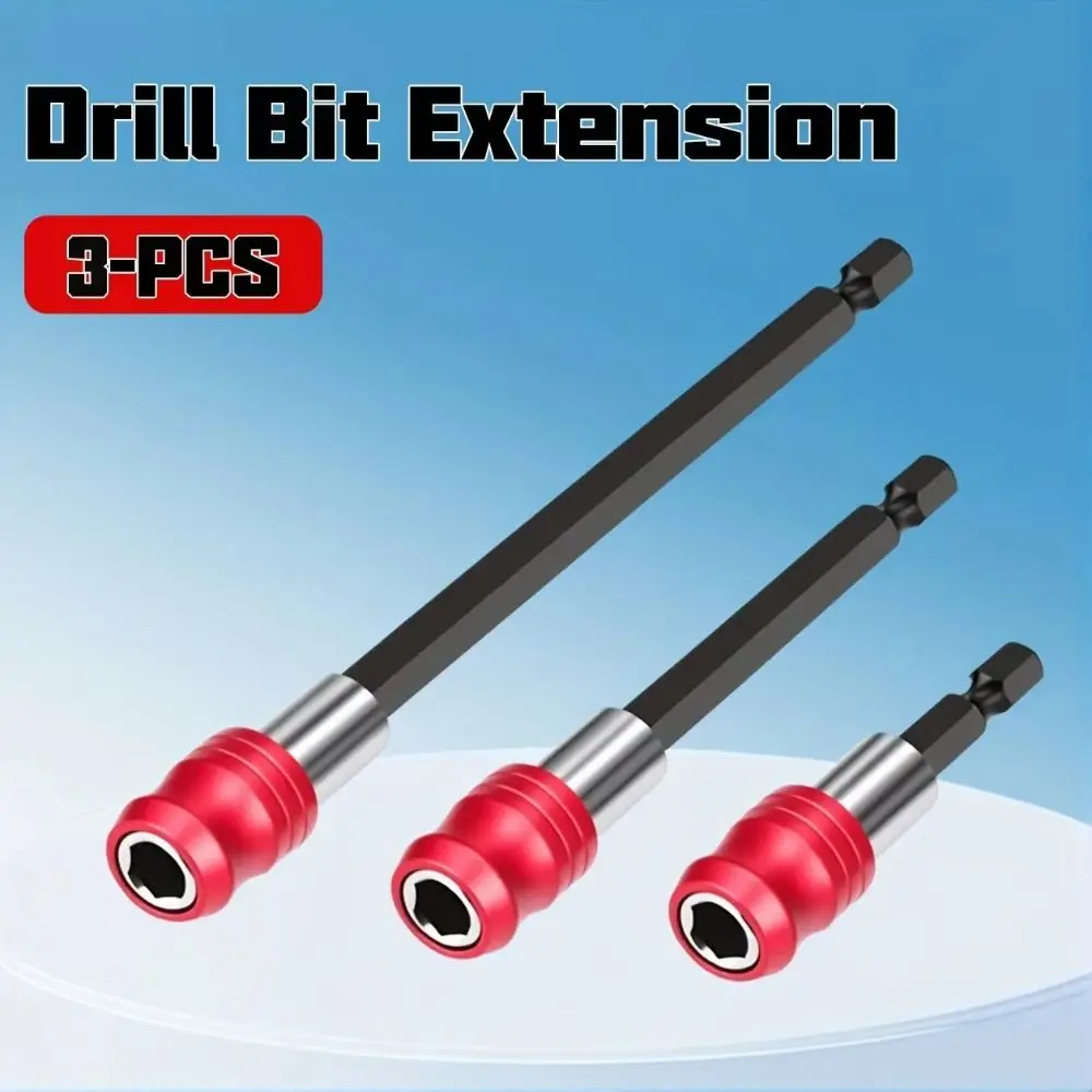 

Red Handle Quick Release Extension Rod 60mm Rod 100mm Rod Hexagonal Handle Screwdriver Set 150mm Rod Hexagonal Handle