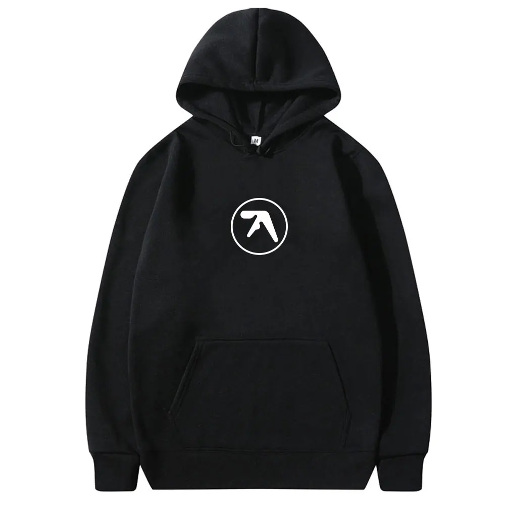

Aphex Twin Logo Print Hoodie Men Women Casual Vintage Fleece Cotton Hooded Sweatshirt Male Hip Hop Oversized Pullover Hoodies