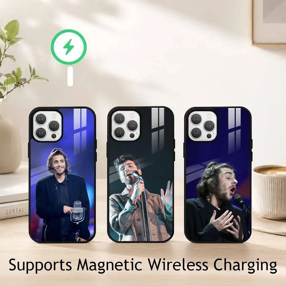 Salvador Sobral S-Singer gift Phone Case For iPhone18,17,16,15,14,13,12,11 Plus,Pro Compatible with magnetic wireless charging