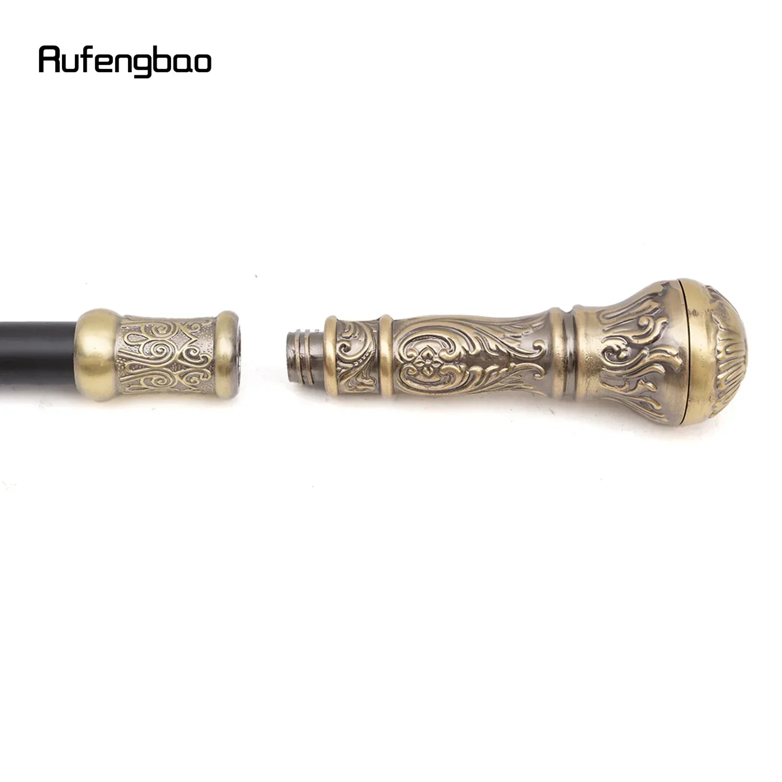 عصا عصرية بمقبض دائري فاخر على شكل زهرة برونزية لتزيين الحفلات، عصا مشي أنيقة بمقبض كروسير 93 سم