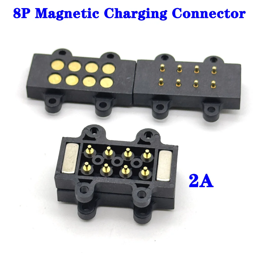 

1set 14Pin Magnetic suction type High Current Male Female Socket 6Pin 8Pin Magnet to Suction Blind Plug Charging Connector ﻿