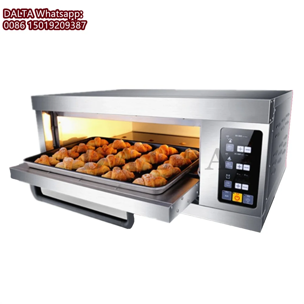 เตาอบไฟฟ้าเชิงพาณิชย์ใช้ในบ้านขนมปังเค้กเตาอบพิซซ่าเครื่องเบเกอรี่