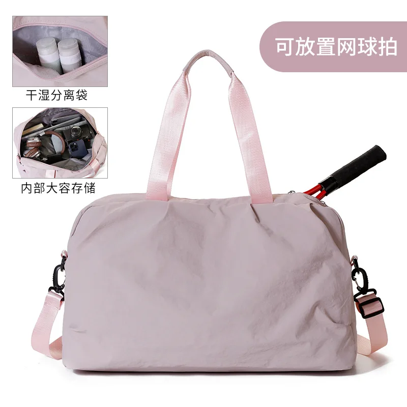 Large Capacity Tennis Racket Bag Waterproof Sports Duffle Bag For Women Men Portable Badminton Racquet Holdall With ShoulderStrp