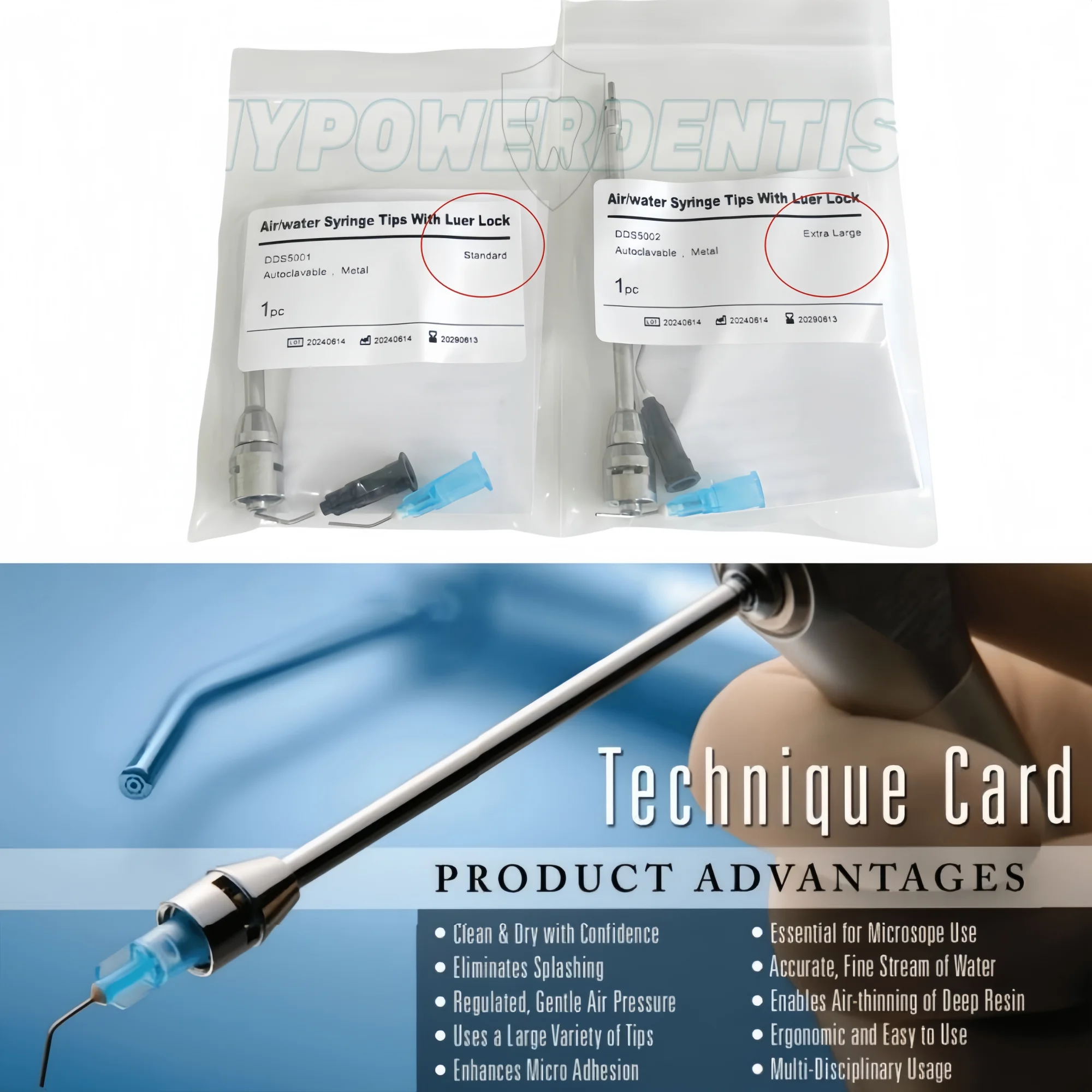 

Stropko Kerr Style стоматологические насадки для ирригации воздуха и воды 3-сторонний ирригатор сухой