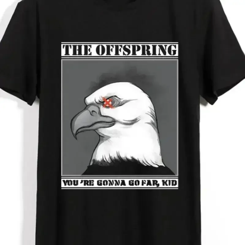 New Popular The Offspring Band You Äôre Gonna Go Far Black Men T shirt BL492