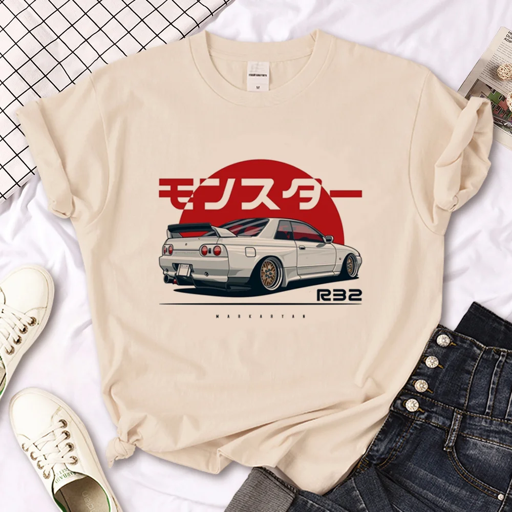 Jdm t shirt women summer graphic anime Tee female manga harajuku Japanese clothes