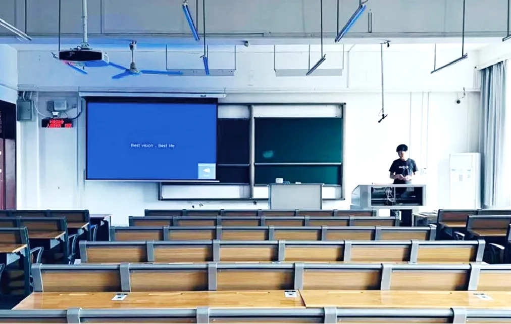 أجهزة عرض احترافية 4500 Ansi Day Light Office Meeting Powerpoint Classroom DLP أجهزة عرض ثلاثية الأبعاد #6