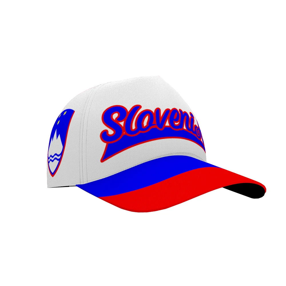 Slovenia Baseball Caps Free Custom Name Team Logo Si Hats Svn Country Travel Slovenija Nation Slovene Flag Photo Headgear