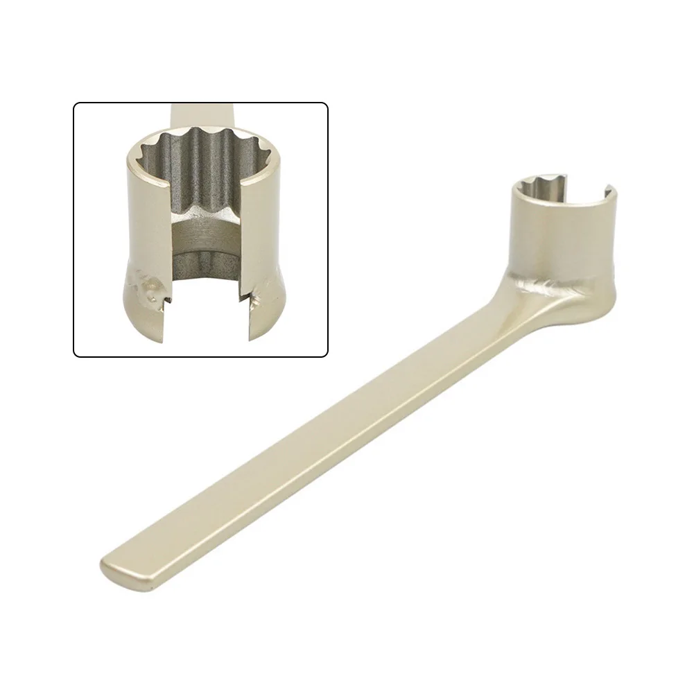 

Wrench for Ford 7.3L For Powerstroke Engine Valve Removal Compatible with For E350 E450 For E550 Diesel 1999-2003 Titanium Color