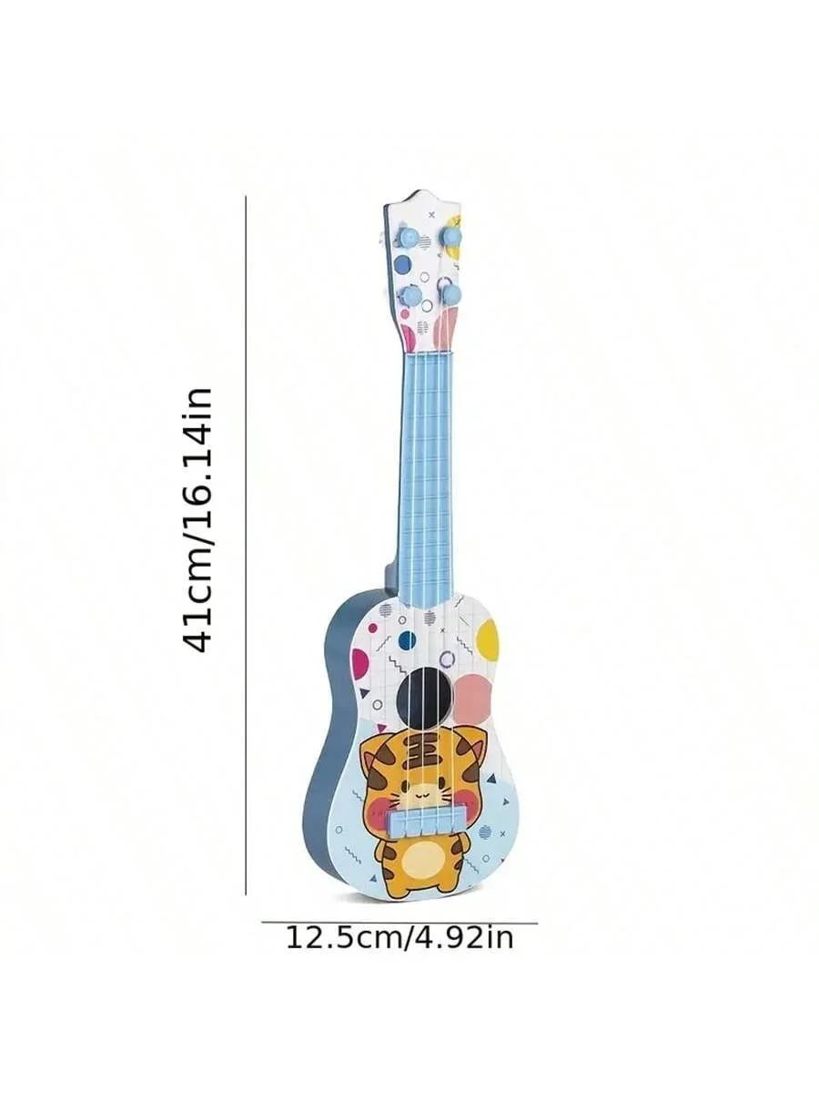 เครื่องดนตรีอูคูเลเล่สำหรับเด็กเครื่องดนตรีการตรัสรู้ดนตรีของเด็กกีตาร์ขนาดเล็ก