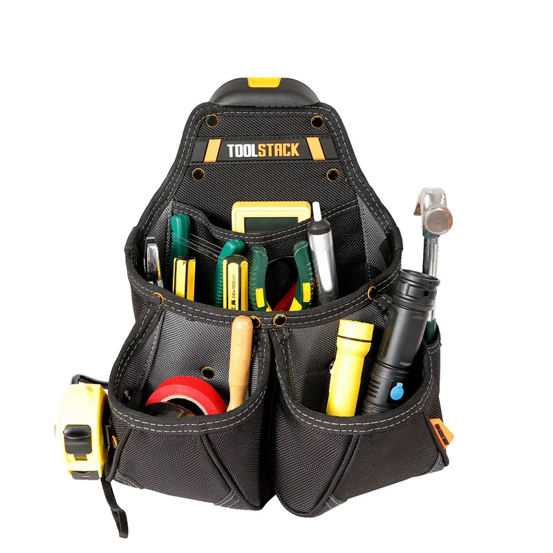 

Professional Dual-Pocket Woodworking Bag Durable Multifunction Tool Belt Pouch Oxford Cloth Waterproof Utility Work Tools Bag