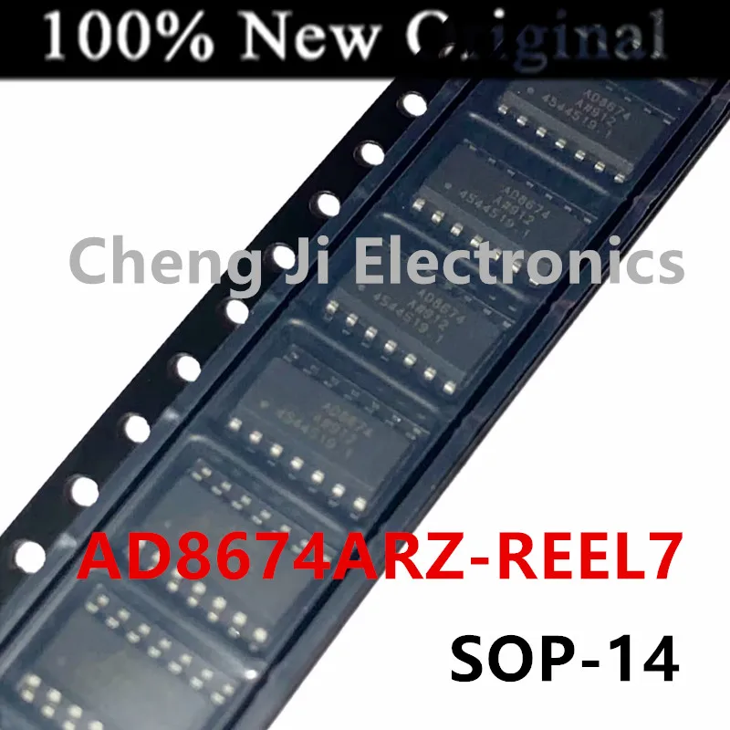 5PCS/Lot    AD8674ARZ   AD8674ARZ-REEL7   AD8674AR  AD8674A   SOIC-14  New original four way precision operational amplifier