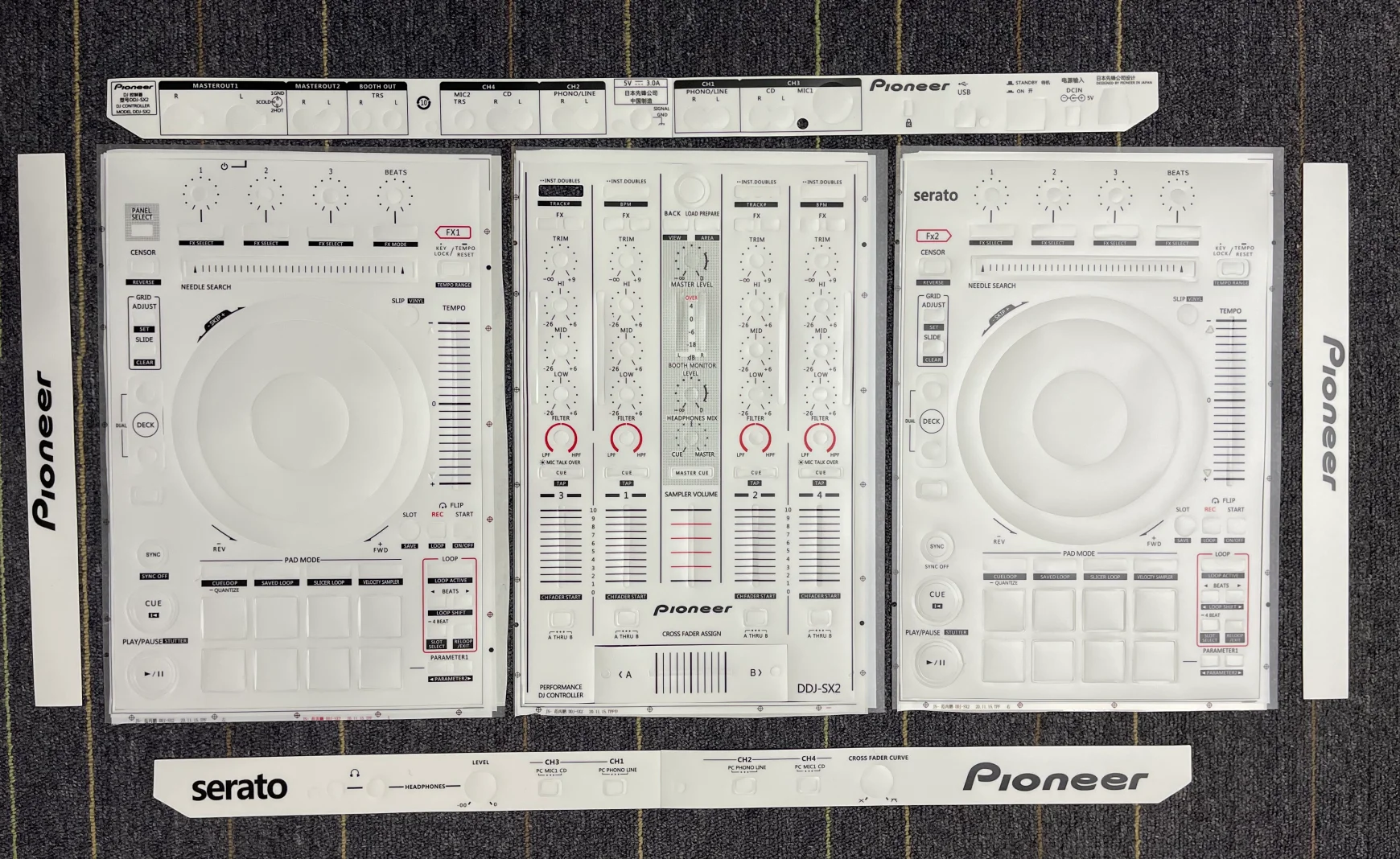 Not DJ controller!Pioneer DDJSX2 Film Purple All-in-one DDJ-SX2 Digital Disc Controller Protective Film Fully Surrounded