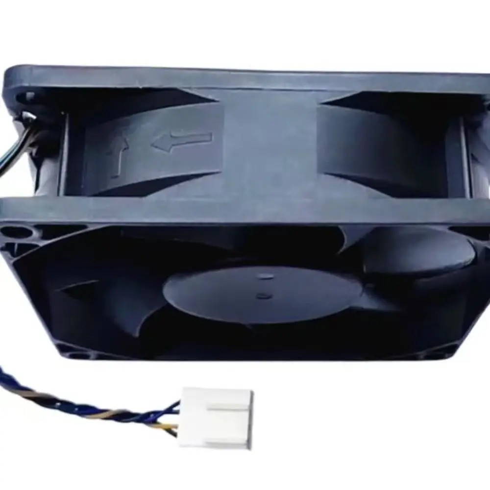 for Everflow FB8025SU 80mm Fan 12V 0.60A 4000RPM 8025 Hydraulic Bearing 4-Pin PWM Intelligent Speed Control Cooling Fan